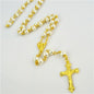 Rosary - White Pearl & Gold